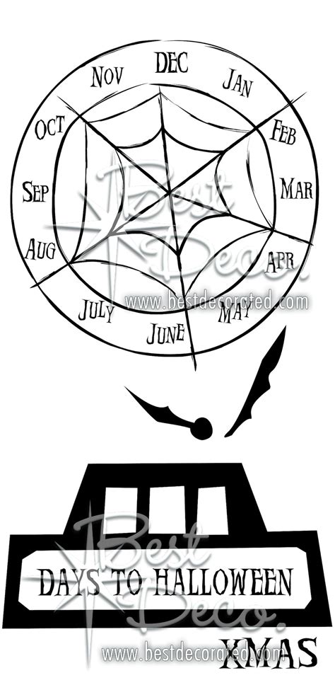 Nightmare Before Christmas Countdown Clock Printable