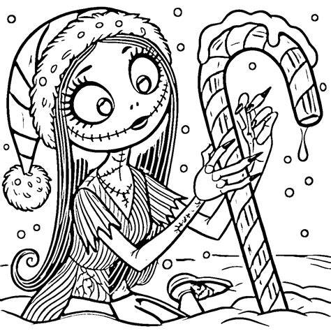 Nightmare Before Xmas Coloring Pages