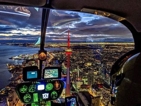 Nighttime Helicopter Ride