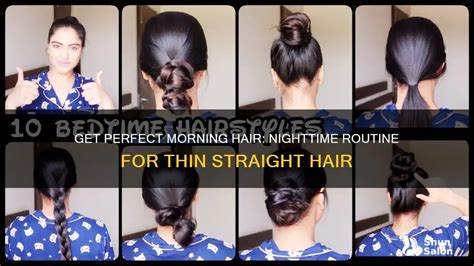 Nighttime Routine for Perfect Morning Hair