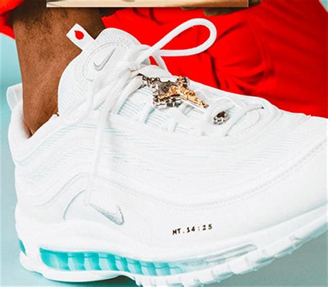 These Nike Air Max 97 'Jesus shoes' contain holy water and are selling