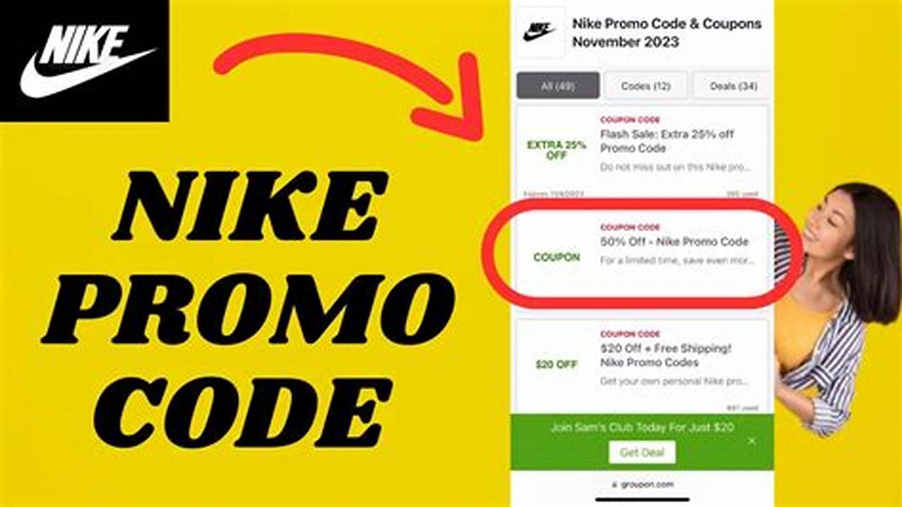 Nike Promo Code 2024 October