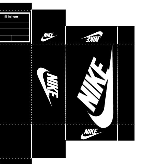 Nike Shoe Box Template