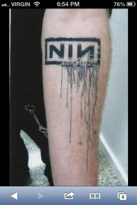 Nine Inch Nails • Contrariwise Literary Tattoos