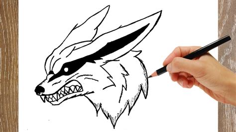 Nine Tails Naruto Drawing