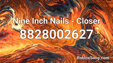 Nine inch nails Roblox ID