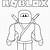 Ninja Roblox para colorir imprimir e desenhar