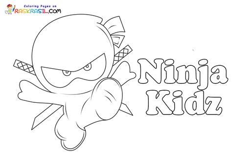 Ninja Kids Coloring Pages