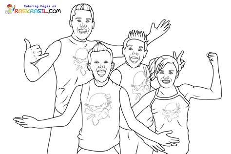 Ninja Kidz Coloring Pages