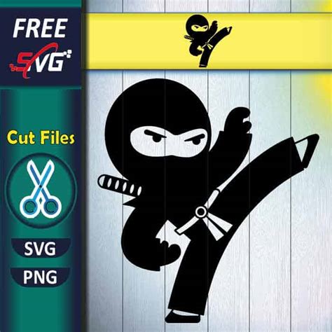 Unleash Your Creativity with Free Ninja SVGs - Join the Stealthy League of Digital Designers!