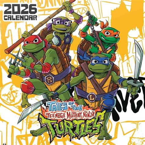 Ninja Turtle Calendar Printable