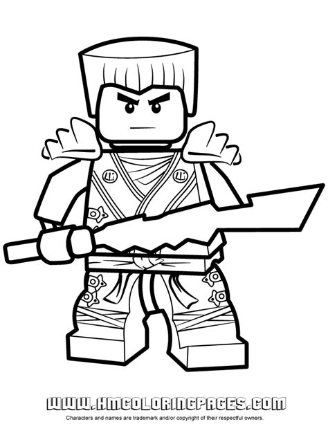 Ninjago Ausmalbilder Zane