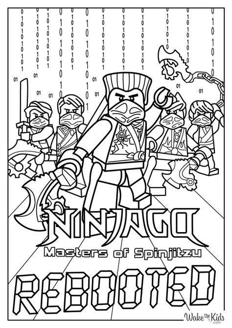 Ninjago Coloring Book Pages