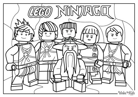 Ninjago Coloring Pages Lego