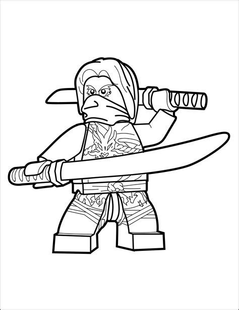 Ninjago Coloring Pages Morro