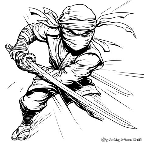 Ninjas Coloring Pages