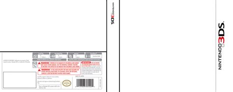 Nintendo 3ds Cover Template