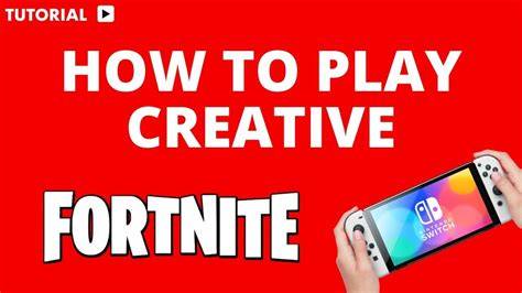 Nintendo SwitchでフォートナイトのCreativeモードをプレイする様子
