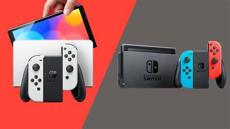 Nintendo Switch OLED vs Nintendo Switch - design