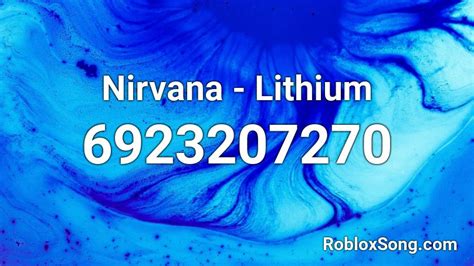 Nirvana - Lithium Roblox ID - Roblox music codes