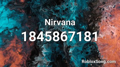 Nirvana Roblox ID Codes - Roblox ID