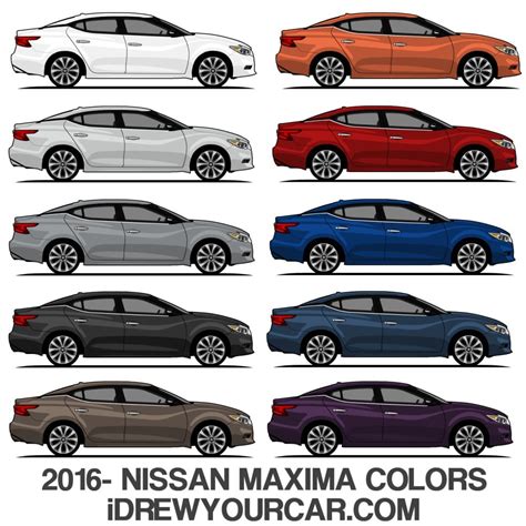 Nissan Maxima Color Chart