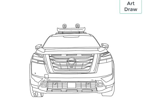 Nissan Pathfinder Coloring Page