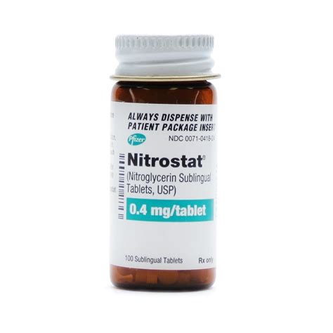 Nitroglycerin tablets