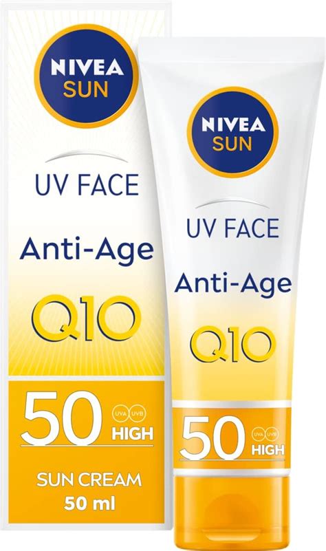 Buy Nivea Sun UV Face Soothing Sensitive Cream SPF 50 (50ml) from £7.93