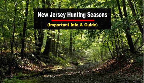 Nj Hunting Season Calendar