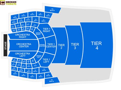 Nj Pac Seating Chart