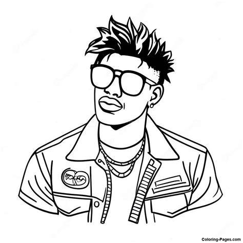 Nle Choppa Coloring Pages