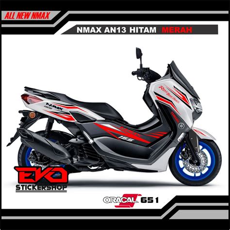 Nmax Putih Cutting Sticker