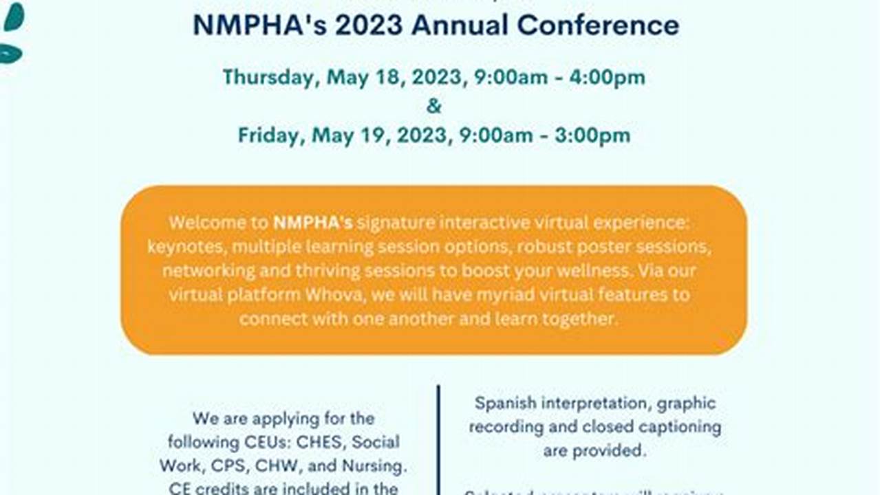 Nmpha Conference 2024