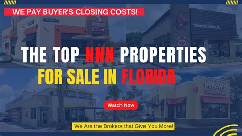 Explore Florida's Finest NNN Properties for Sale - Your Key to Secure & Lucrative Investment!