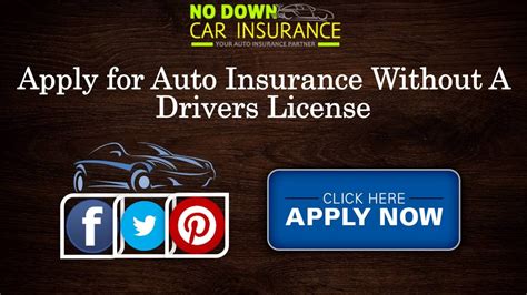 No License Car Insurance Quotes, Affordable Rates With No Deposit