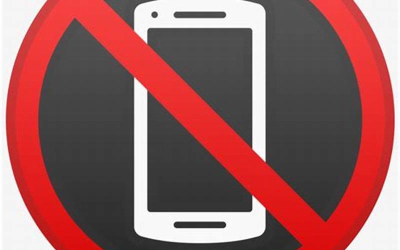 No Mobile Phones Emoji