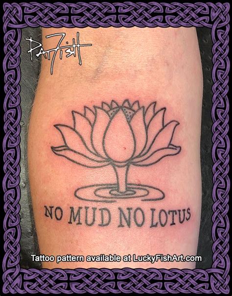 No Mud No Lotus Tattoo
