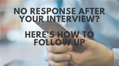 No Response After Interview? Here's What To Do