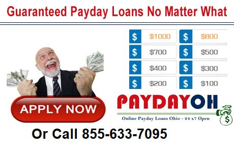 No Chexsystem Payday Loans