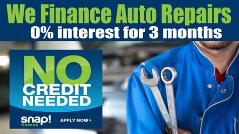 No Credit Check Financing For Auto Repairs