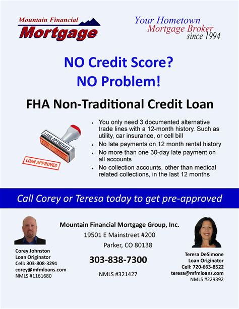 No Credit Score Mortgage Loans