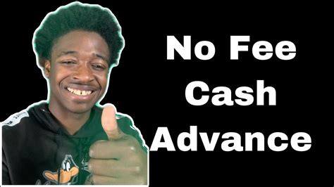 No Fee Cash Advance