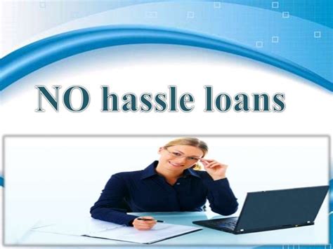 No Hassle Personal Loans