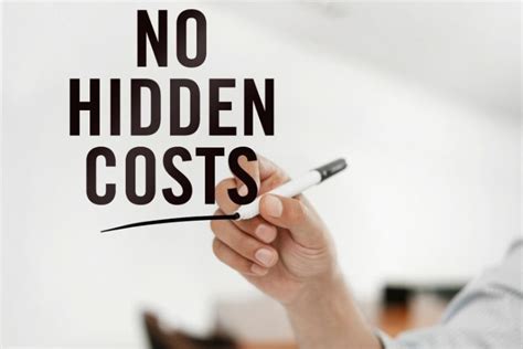 No Hidden Costs