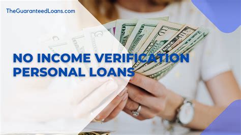 No Income Verify Loans