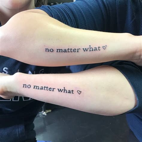 No Matter Where Tattoo