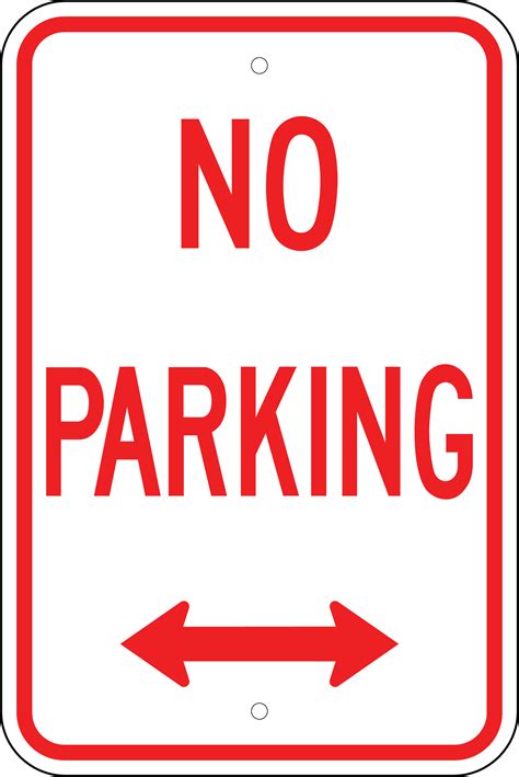 No Parking Sign Printable