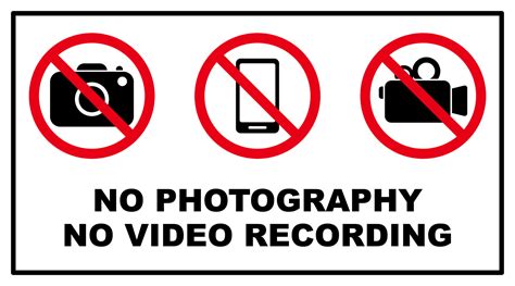 No Photography