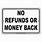 No Refunds Sign Printable